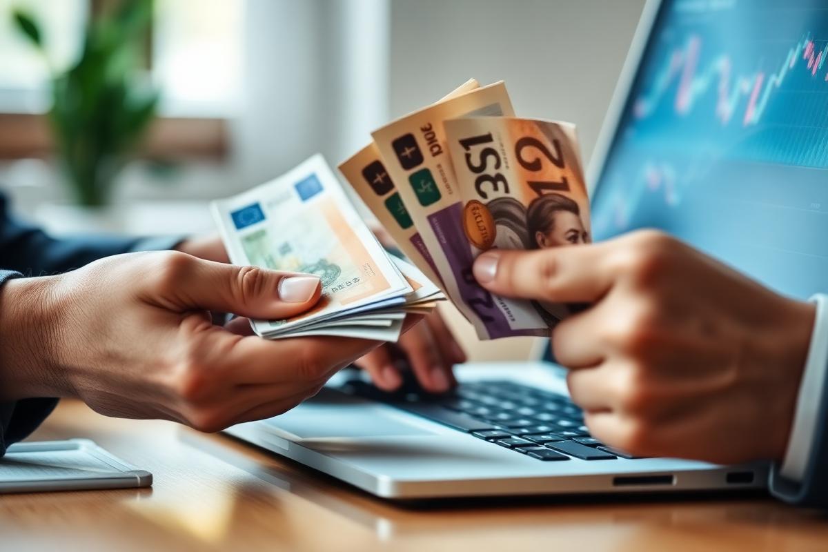 Operação de câmbio com moedas estrangeiras